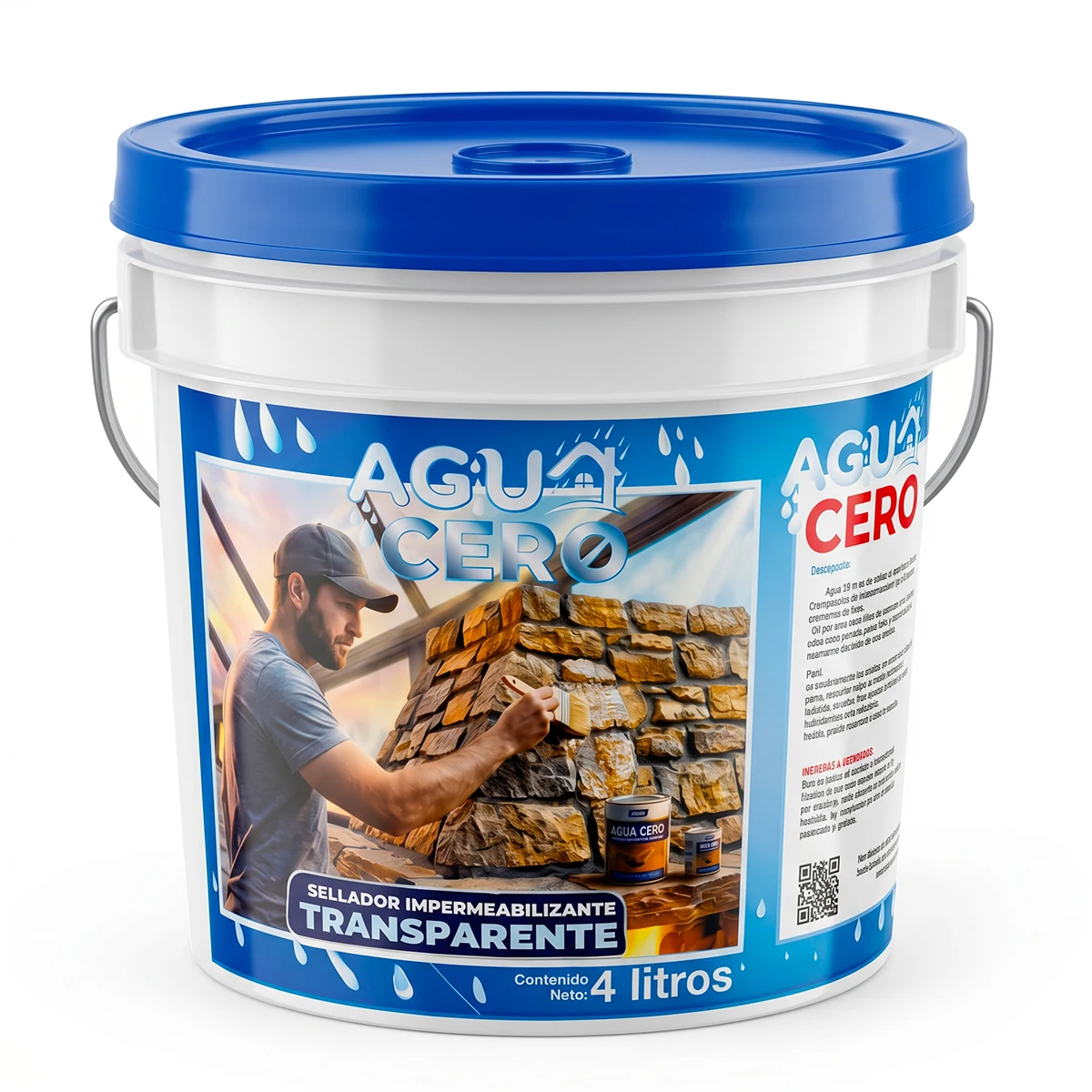Envase de Agua Cero de 4 litros